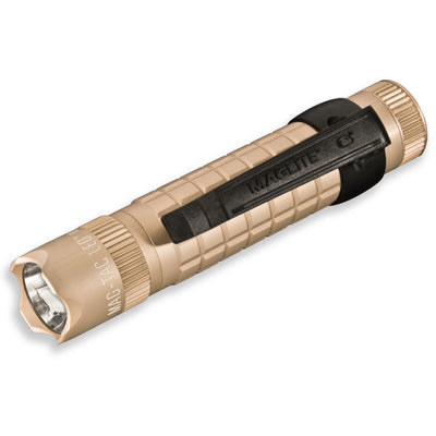 MAG-TAC CR123 LED Flashlight Crowned Bezel Like Coyote Tan