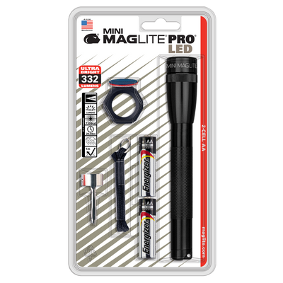 Mini Maglite LED PRO 2-Cell AA Pocket Flashlight Combo Pack