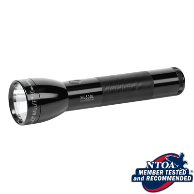 Maglite ML300L 2-Cell LED Flashlight, Black