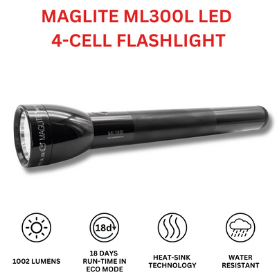 ML300L 4D LED Long-Running Flashlight- Chipboard Box